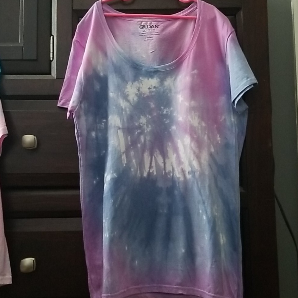 Scoop Neck (New) Custom made Tie Die Shirt